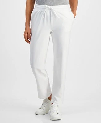 Style & Co Women's Mid-Rise Drawstring-Waist Sweatpants, Regular Petite, Created for Macy's