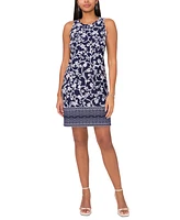 Msk Petite Printed Shift Dress