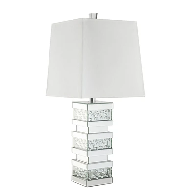 Simplie Fun Nysa Table Lamp in Mirrored & Faux Crystals
