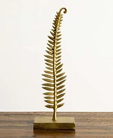 Nearly Natural 17in. Gold Leaf Sculpture Decorative Accent