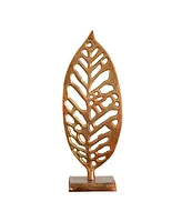 Nearly Natural 17in. Copper Beech Sculpture Decorative Accent