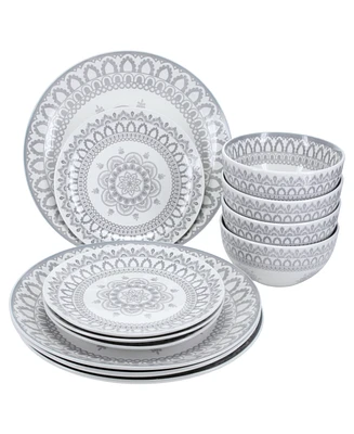 Bia Cordon Bleu Arabesque 12-Piece Dinnerware Set, Service for 4