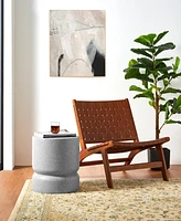 Glitzhome Multi-functional Faux Terrazzo Garden Stool or Planter Stand