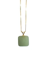 seree Sugar cube - Jade pendant necklace