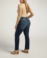 Silver Jeans Co. Plus Suki Mid Rise Straight Luxe Stretch