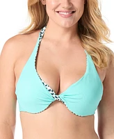 Coco Reef Women's Verso Reversible Bra-Sized Twist-Front Bikini Top