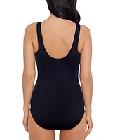 Swim Solutions Women's High-Neck One-Piece Swimsuit