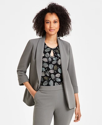 Kasper Women's Shawl-Collar Open-Front Blazer