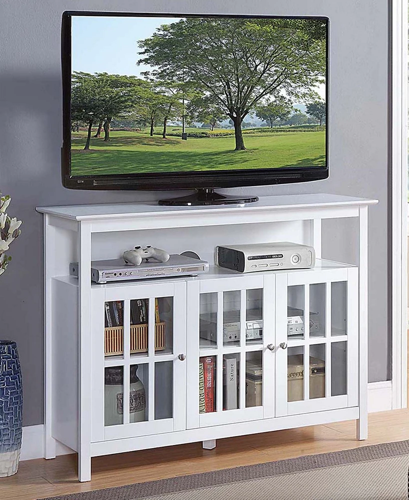 Convenience Concepts 47.75" Big Sur Deluxe Tv Stand with Cabinets and Shelf