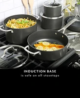 Sur La Table Market 10-piece Hard-Anodized Aluminum Nonstick Ceramic Cookware Set