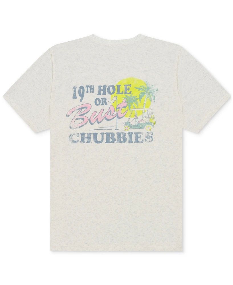 Chubbies Men's The Par-Tee Logo Graphic Pocket T-Shirt
