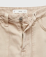 Mango Women's Pocket Cargo Jeans