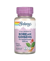 Solaray Korean Ginseng Vital Extracts 535 mg - 60 Vegcaps - Assorted Pre