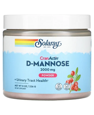 Solaray D-Mannose with CranActin Powder 2 000 mg - 8 oz (226 g)