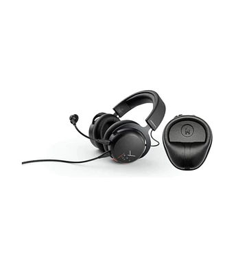 Beyerdynamic Mmx 100 Analog Gaming Headset (Black) with Hardshell Headphone Case