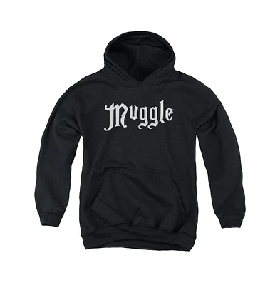 Harry Potter Boys Youth Muggle Pull Over Hoodie / Hooded Sweatshirt