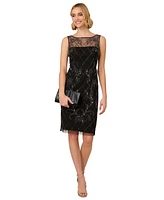 Adrianna Papell Women's Bead-Embellished Sheath Dress