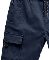 Ring of Fire Big Boys Barlow Stretch Tech Fabric Pull-On Cargo Shorts, Created for Macy's