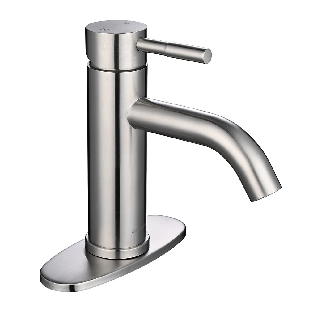 Aquaterior Single Handle Deck-mount Vessel Faucet Bathroom Vanity Mixer Tap