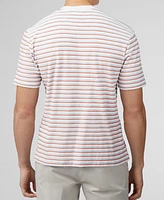 Ben Sherman Men's Loopback Stripe Short Sleeve T-shirt