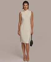 Donna Karan Women's Mock-Neck Sheath Dress