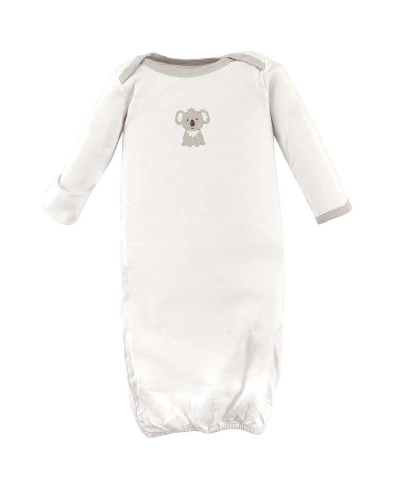 Luvable Friends Baby Unisex Cotton Gowns, Koala - Assorted Pre