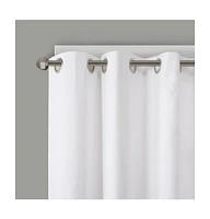 Intelligent Design Olivia Floral Total Blackout Curtain 1 Panel for bedroom, Grommet top fit up to 1.25 inches rod Single Curtain Panel for Living Roo