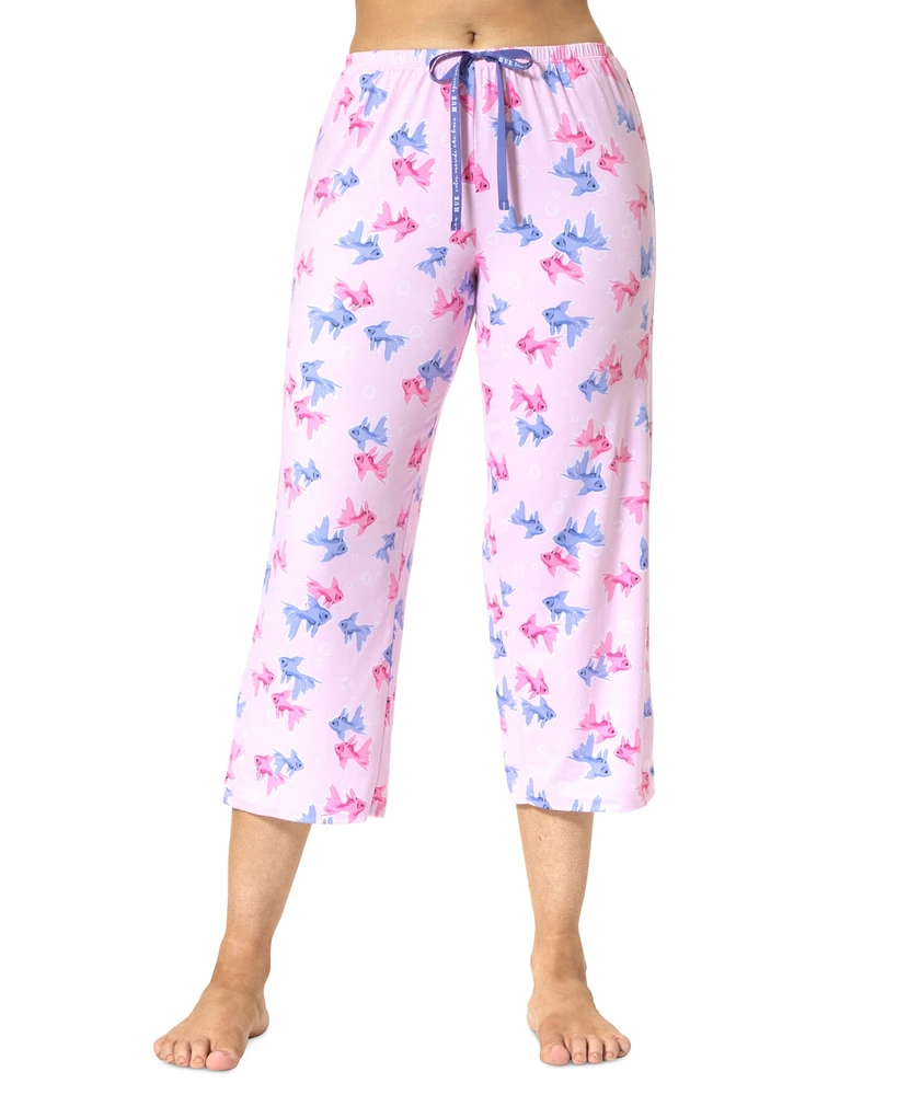 Hue Women's Goldfish Friends Capri Pajama Pants