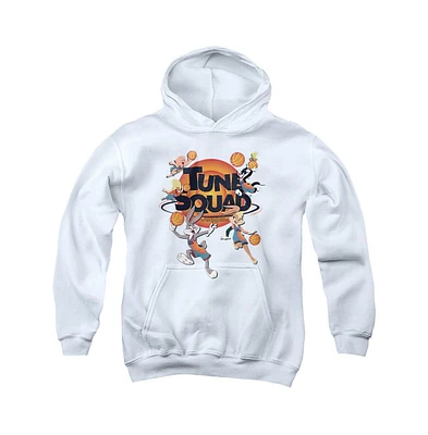 Space Jam 2 Boys Youth Tune Squad Group Pull Over Hoodie / Hooded Sweatshirt