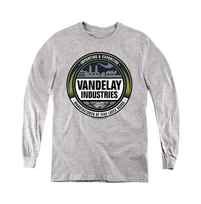 Seinfeld Boys Youth Vendelay Logo Long Sleeve Sweatshirt