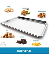 Zulay Kitchen Aluminum Baking Pan For Oven