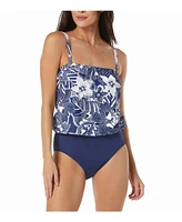 Roxanne Women's Bra Sized Blouson One Piece swimsuit