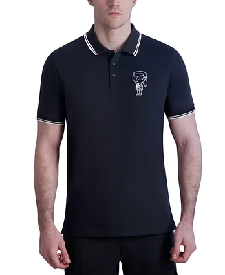 Karl Lagerfeld Paris Men's Character Polo Shirt