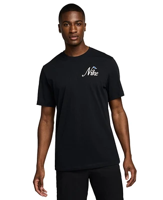 Nike Men's Classic-Fit Embroidered Logo Graphic Golf T-Shirt