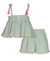 Bonnie Baby Girls Striped Short Set