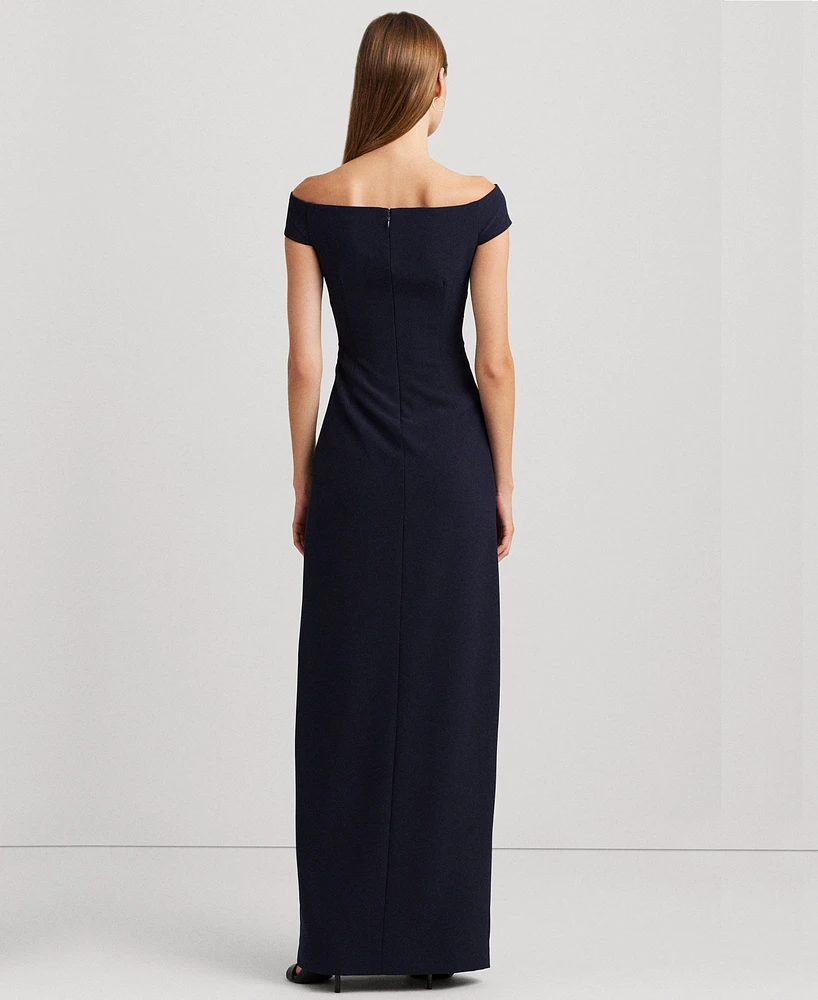 Lauren Ralph Women's Off-The-Shoulder Gown