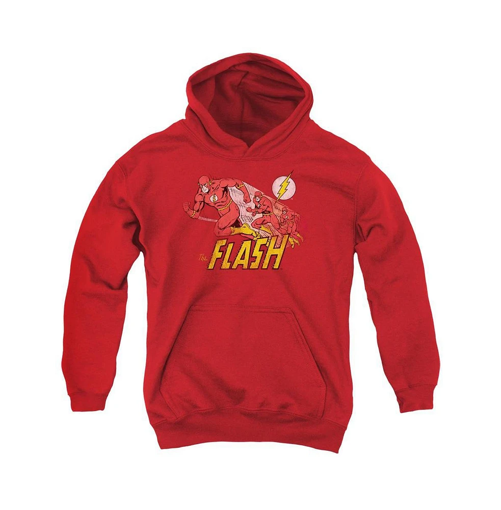 Flash Boys Dc Youth Comics Crimson Comet Pull Over Hoodie / Hooded Sweatshirt