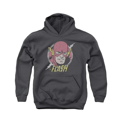 Flash Boys Dc Youth Comics Vintage Voltage Pull Over Hoodie / Hooded Sweatshirt