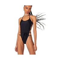 Edikted Women's Strappy One Piece Swimsuit