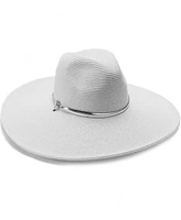 BCBGeneration Oversized Brim Metallic Panama