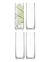 Lsa International Borough Highball 14 oz Clear x 4