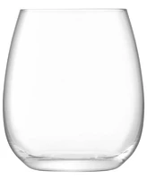 Lsa International Borough Stemless Glass 15 oz Clear x 4