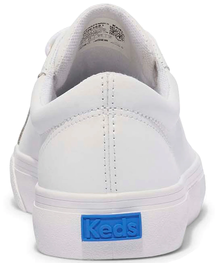 Keds Women's Jump Kick Leather Casual Sneakers from Finish Line