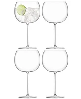 Lsa International Borough Balloon Glass 23 oz Clear x 4