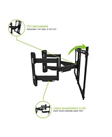 Kanto PDC650 Full Motion Corner Mount for 37" - 70" Tv