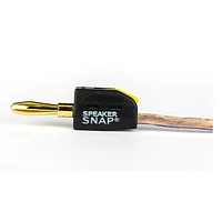 Speaker Snap Count of Fast & Secure Banana Plugs, Gold Plated, 12-24 Awg, for Home Theaters, Speaker Wire, Wall Plates