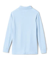 Lands' End Girls Long Sleeve Mesh Polo Shirt