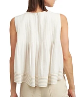 En Saison Women's Jesse Pleated Swing Top