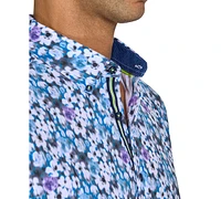Society of Threads Men's Regular-Fit Non-Iron Performance Stretch Blurred Floral Button-Down Shirt