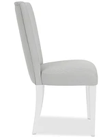 Catriona Striped Upholstered Side Chair, Created for Macy's